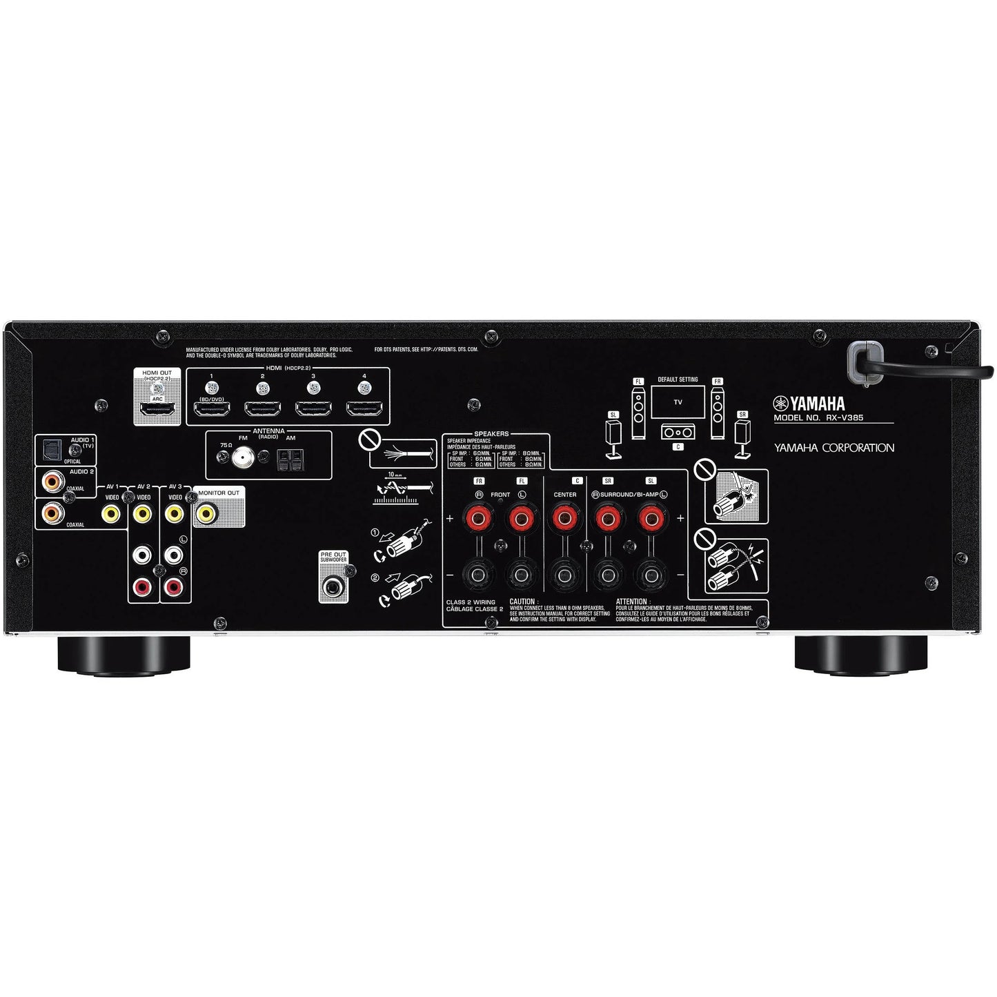 Yht-4950U 4K Ultra HD 5.1-Channel Home Theater System with Bluetooth Powered Subwoofer