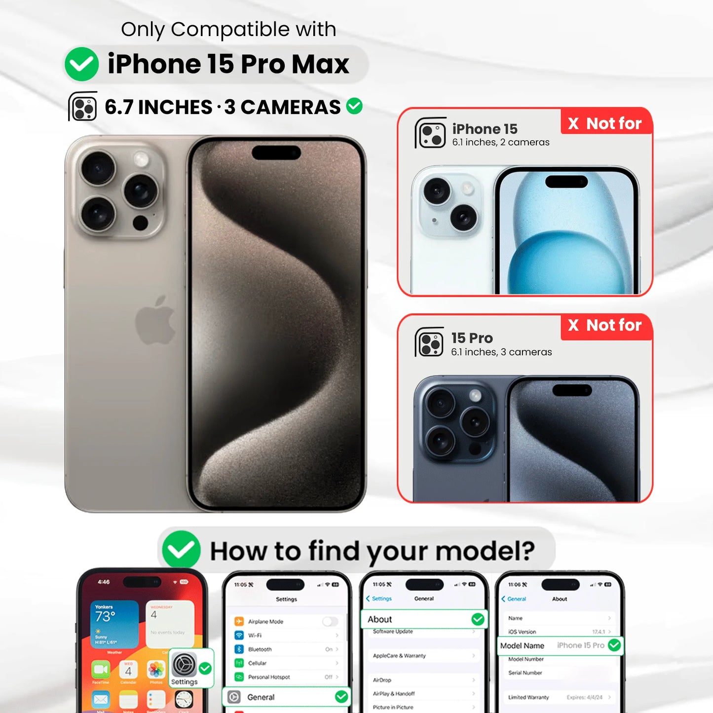 Magnetic Clear Case Compatible with Iphone 15 Pro Max, Flexible Fashion Cover, Blue